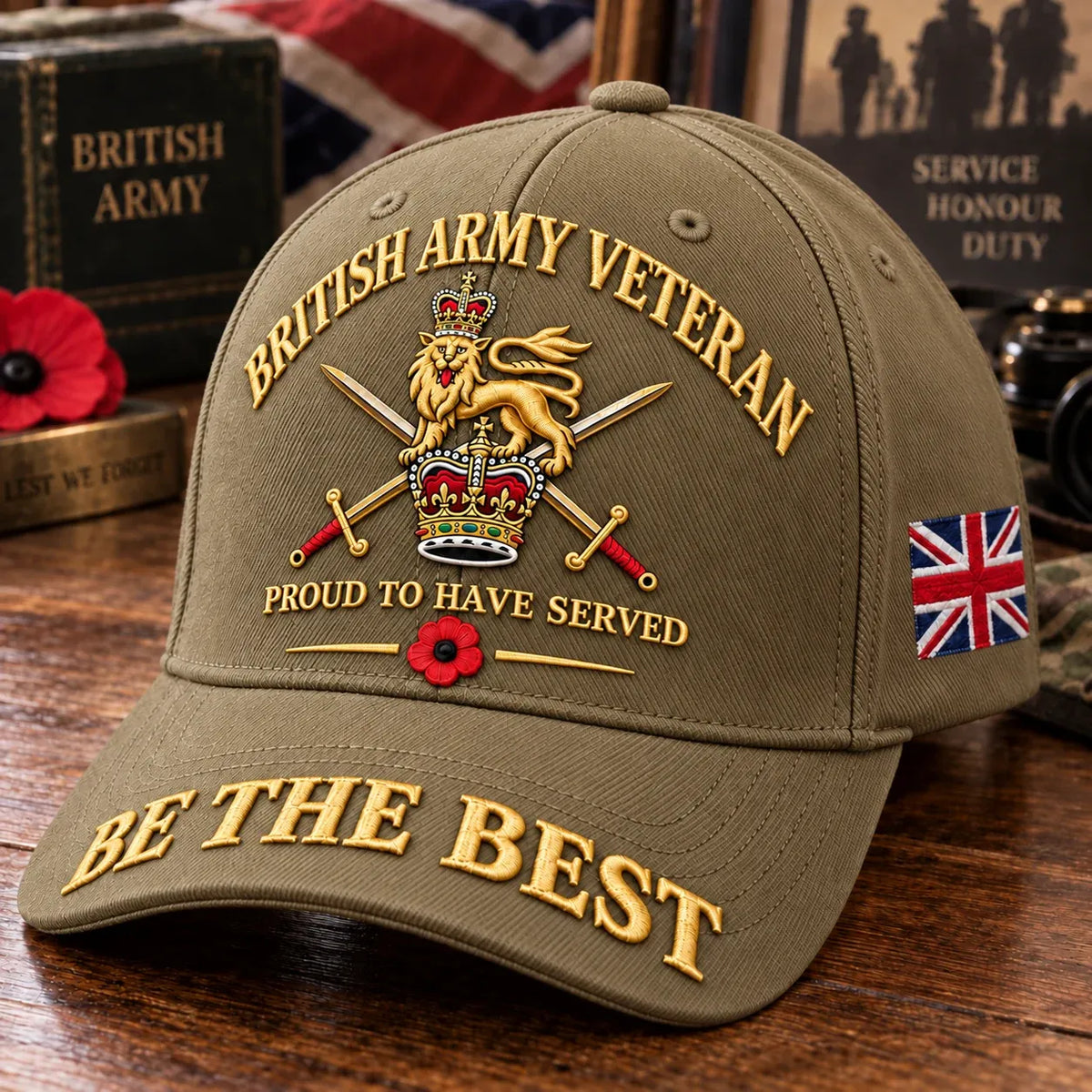 ๐๏ธ British Army Veteran Cap โ Proud to Have Served