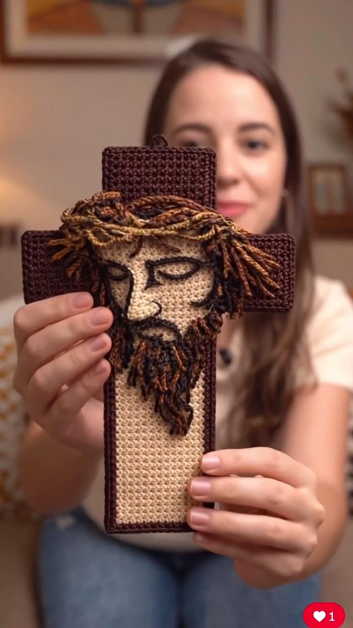 Handcrafted Crochet Cross