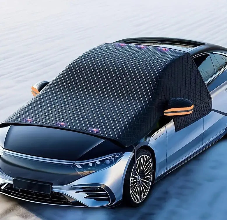 🚗 All-Season Magnetic Windshield Cover — Sun, Frost & Snow Protection