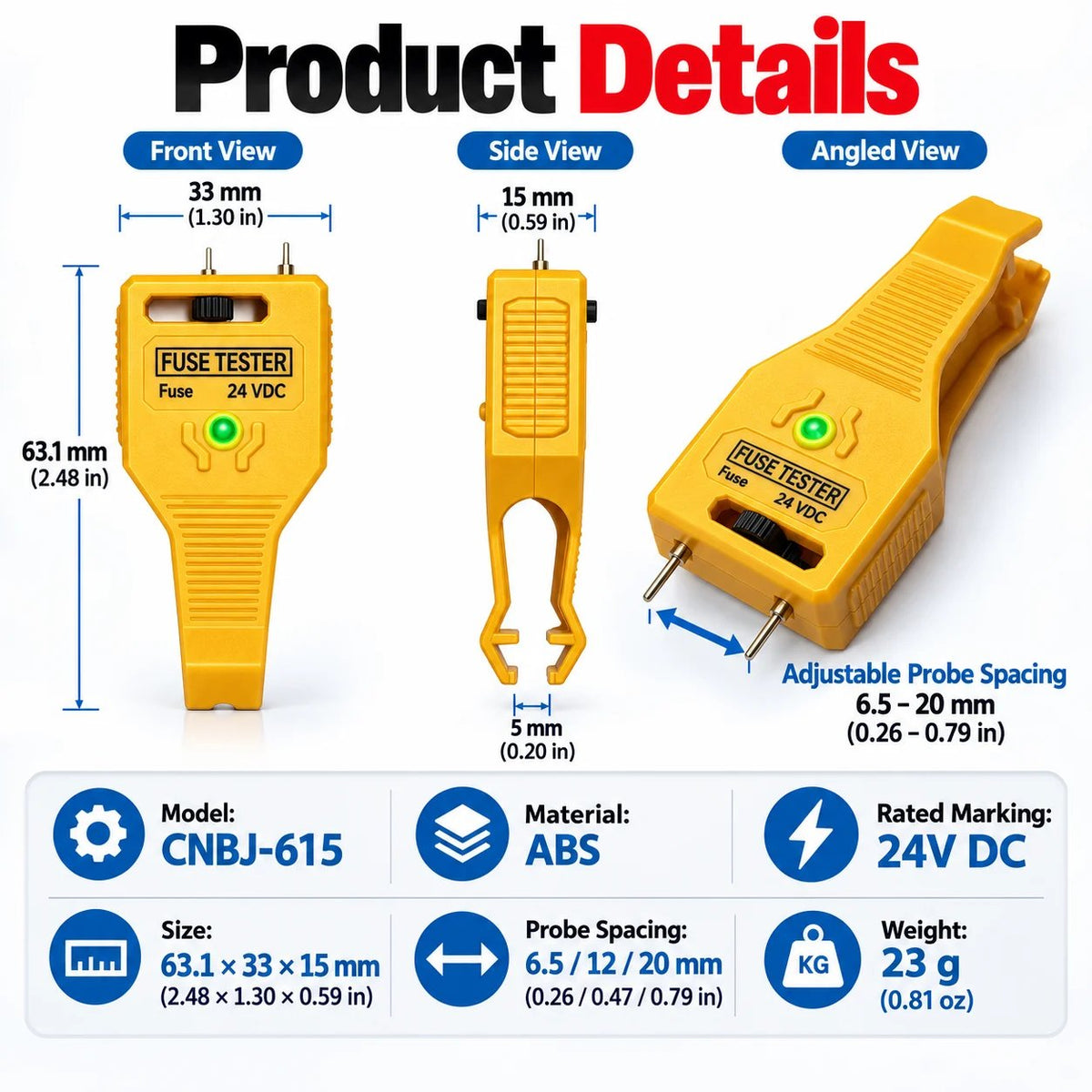 🔥HOT SALE🔥🚗⚡ Automotive Fuse Tester — Quickly Check Fuses & Find Electrical Problems with Ease!
