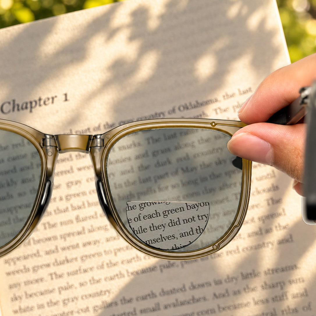 Reusable Stick-On Distance Lenses for Sunglasses – Water-Activated, No Glue & Easy to Remove