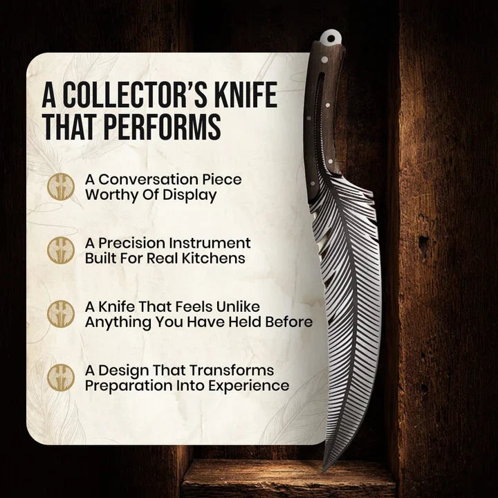 Hand-forged - Feather Knife