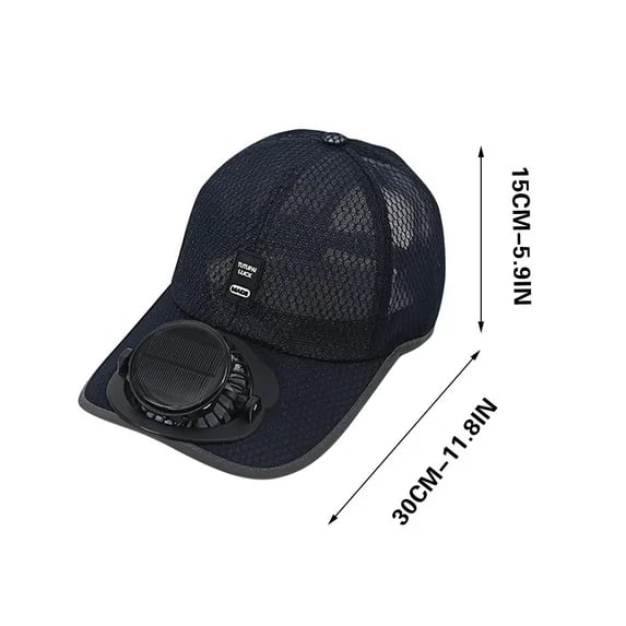 🔥Buy 2 Free Shipping ✨Cooling Solar Fan Hat – UV Protection & Breathable Mesh