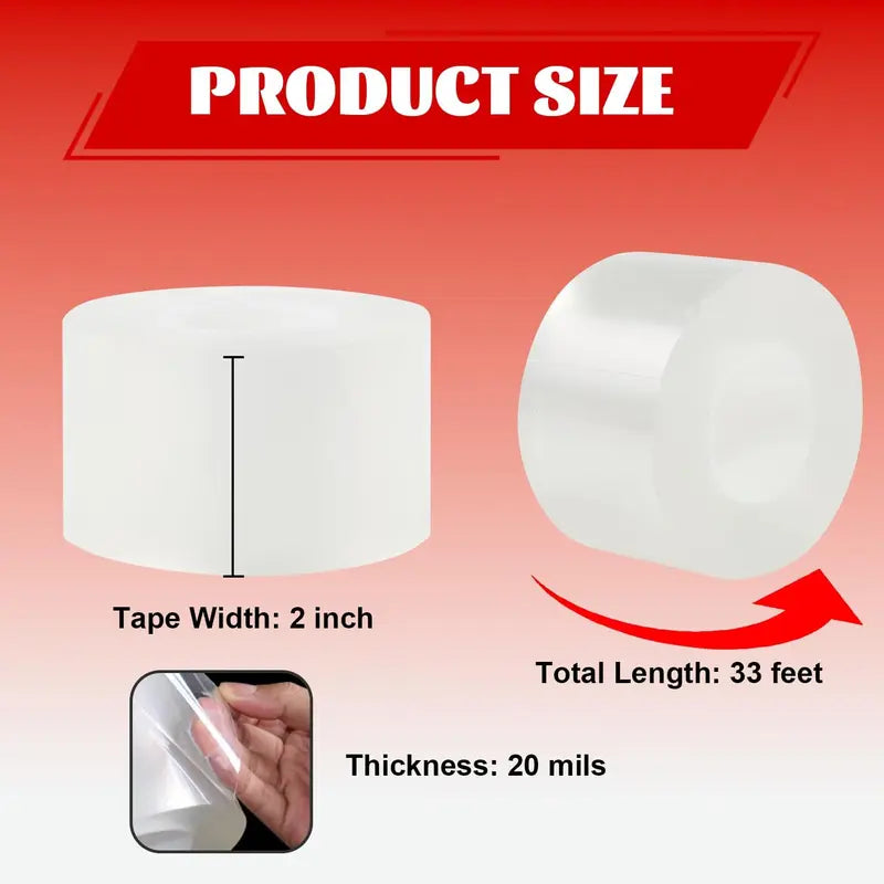 Clear Window Sealing Tape โ Waterproof, Draftproof & Easy to Remove