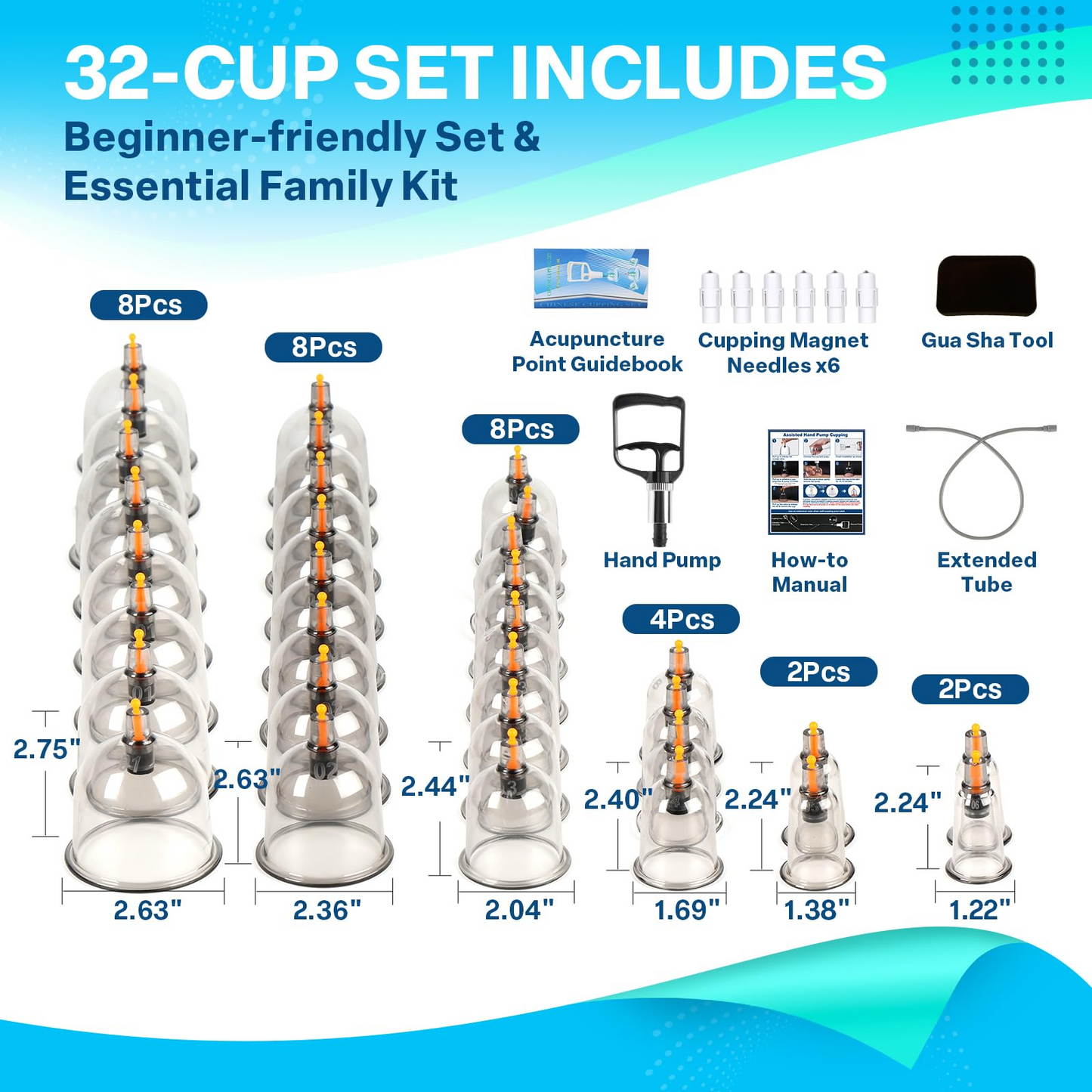 🏺 Finally, a Cupping Set That Won't Break – PC Material & Upgraded Pump