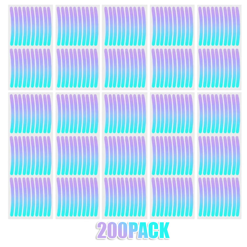 Car reflective stickers, glow-in-the-dark stickers for nighttime riding, reflective strips
