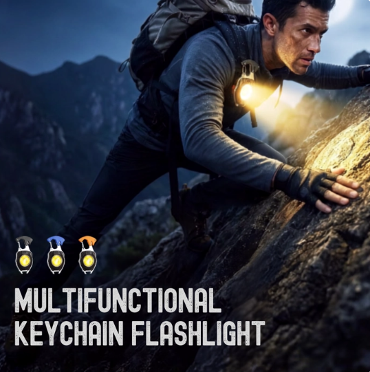 ๐ฅ 50% OFF | 8-in-1 Rechargeable Keychain Flashlight Multi-Tool ๐ฆ