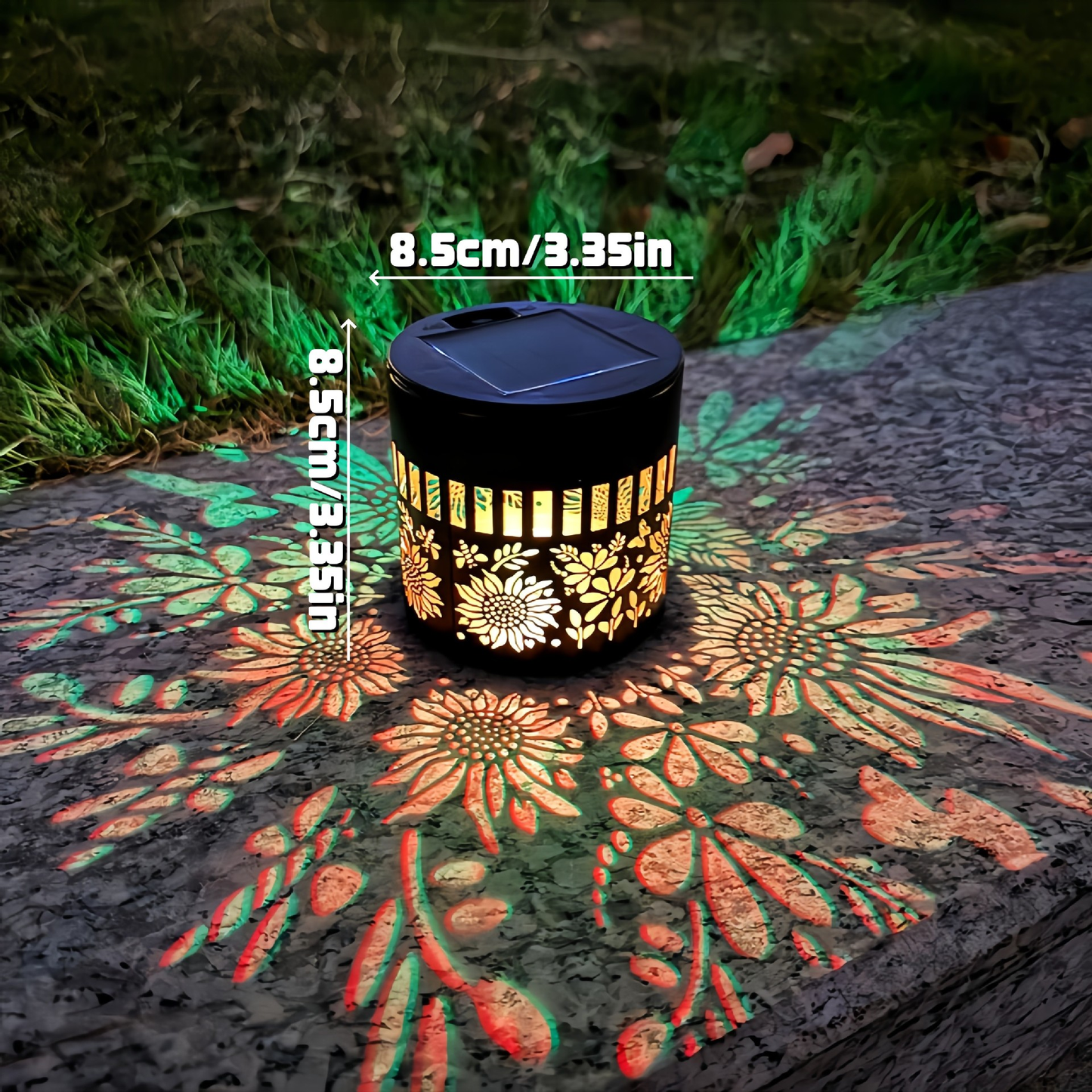 ☀️ Solar Mandala Light for Garden & Patio