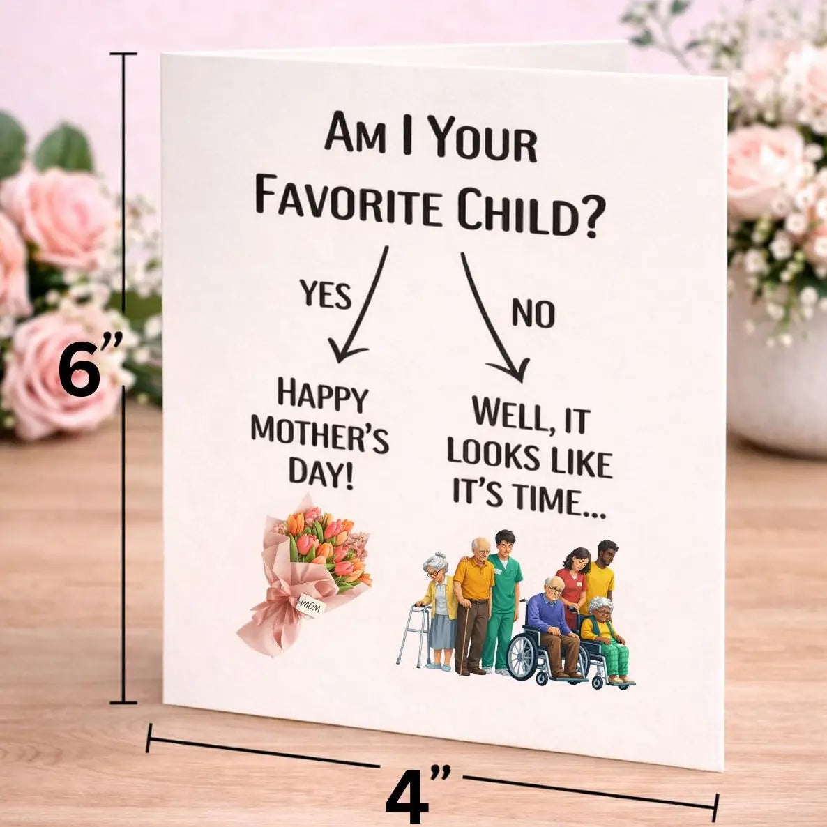 Funny Mothers Day Card for Mom