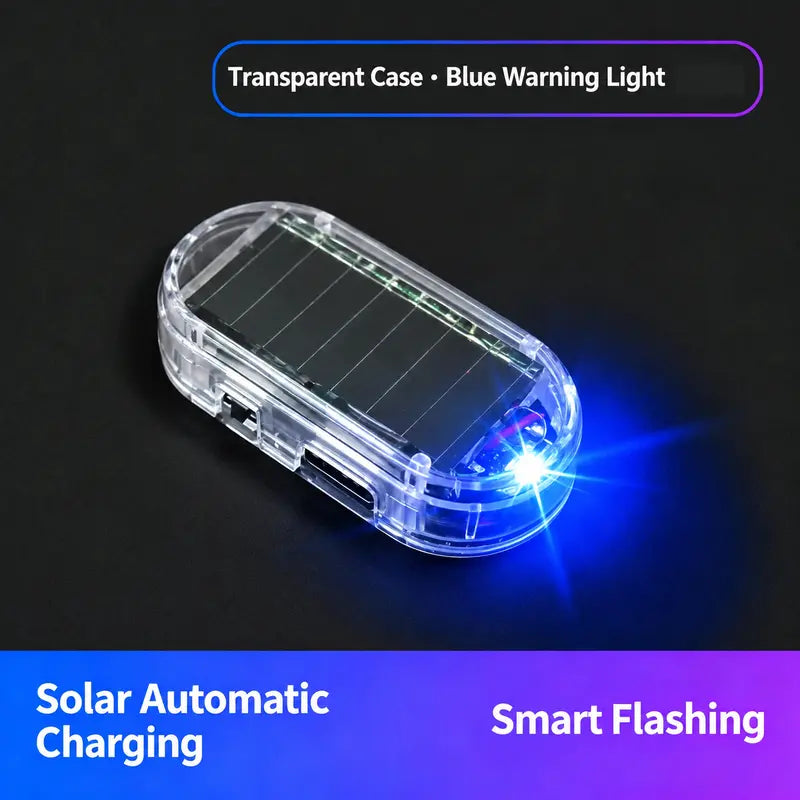 Solar Powered Fake Car Alarm Light