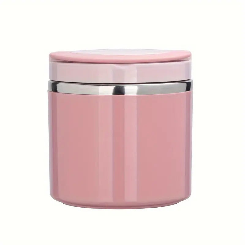 Stainless Steel Insulated Lunch Box with Handle – Leakproof Stackable Food Container for Office, School & Travel