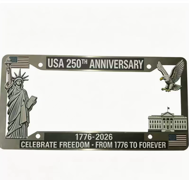 🔥LAST DAY 49% OFF - 🇺🇸 250th Anniversary Commemorative License Plate Frame🗽