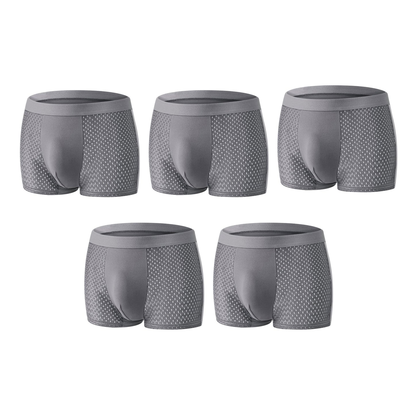 🔥 Bestseller Premium Leakproof Ice Silk Mesh Men's Boxer Briefs