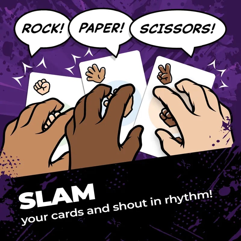 Rock Paper Scissors Card Game