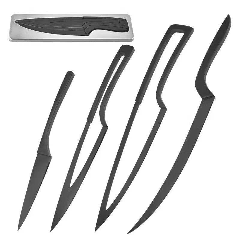 ✨ NestKnife Magnetic Japanese Steel Knife Set | Space-Saving Kitchen Upgrade