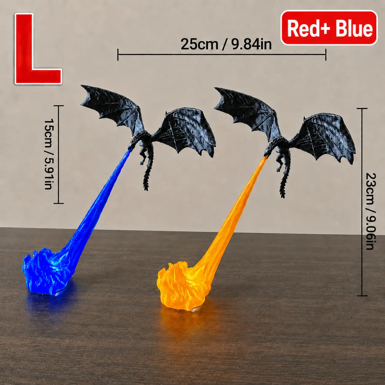đĽFlash Sale 49% OFF⨠3DâPrinted Illuminated Dragon Flame Book Nook, Mystical Fantasy Bookshelf Decor with LED Light