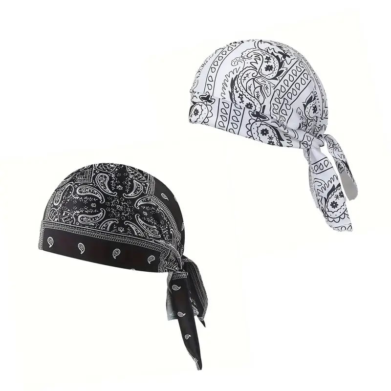 🌸 Paisley Cooling Headscarf Cap Set – Stay Cool & Chic All Summer! ☀️😎