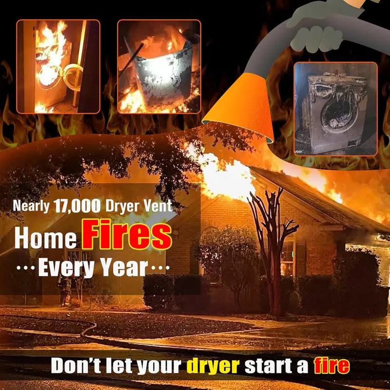 5 Pieces Dryer Vent Cleaner kit
