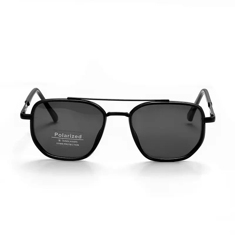 Fashion Geometric Double-Beam Sunglasses | 2026 Summer Trend | Lightweight Metal Frame | UV400