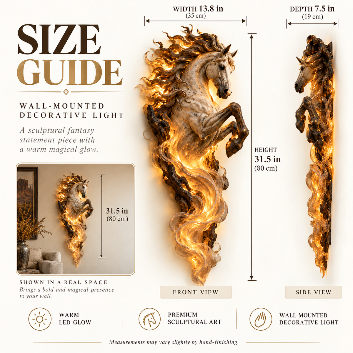 🔥Last Day 49% OFF -🦄 Celestial Flame Unicorn™ Wall Sconce – A Magical Guardian Awakens on Your Wall