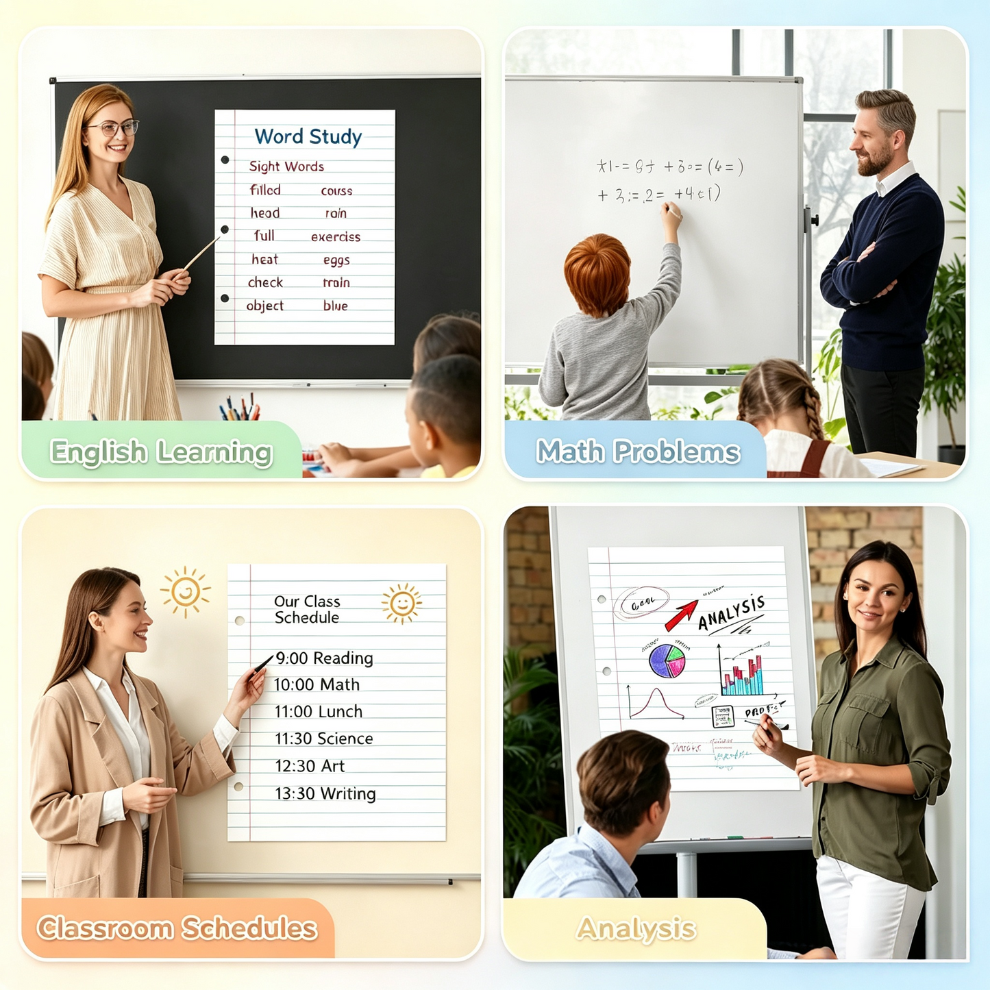 ๐ Giant Magnetic Dry Erase Drawing Pad โ Large Reusable Whiteboard for Classroom, Homeschool & Creative Learning Activities