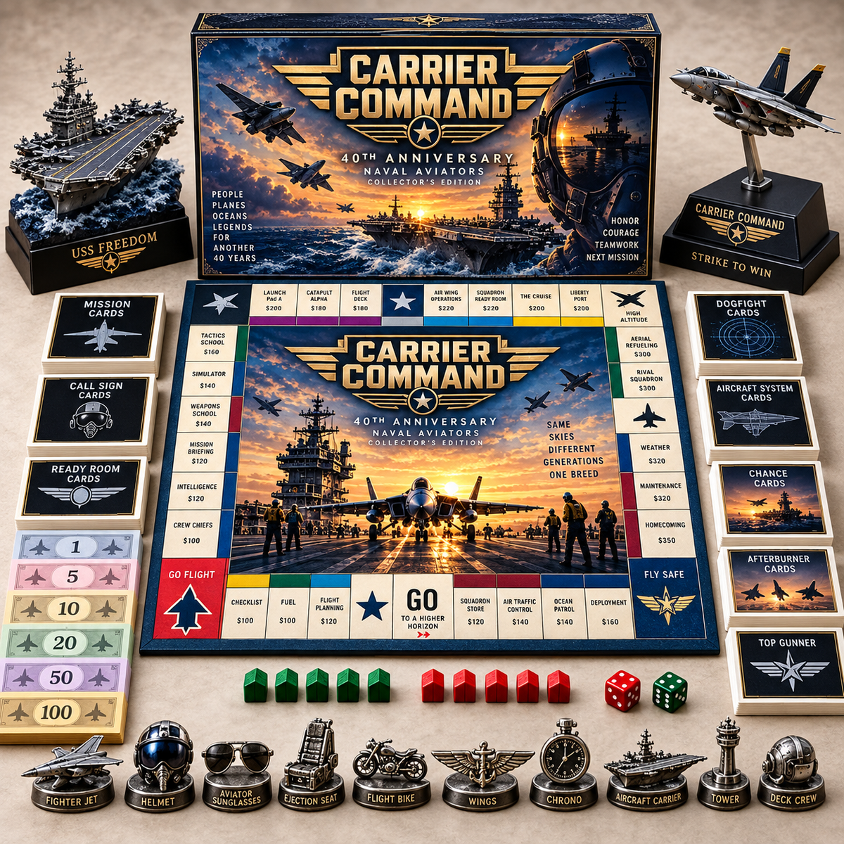 Top Gun 40th Anniversary × MONOPOLY COLLECTOR EDITION SET