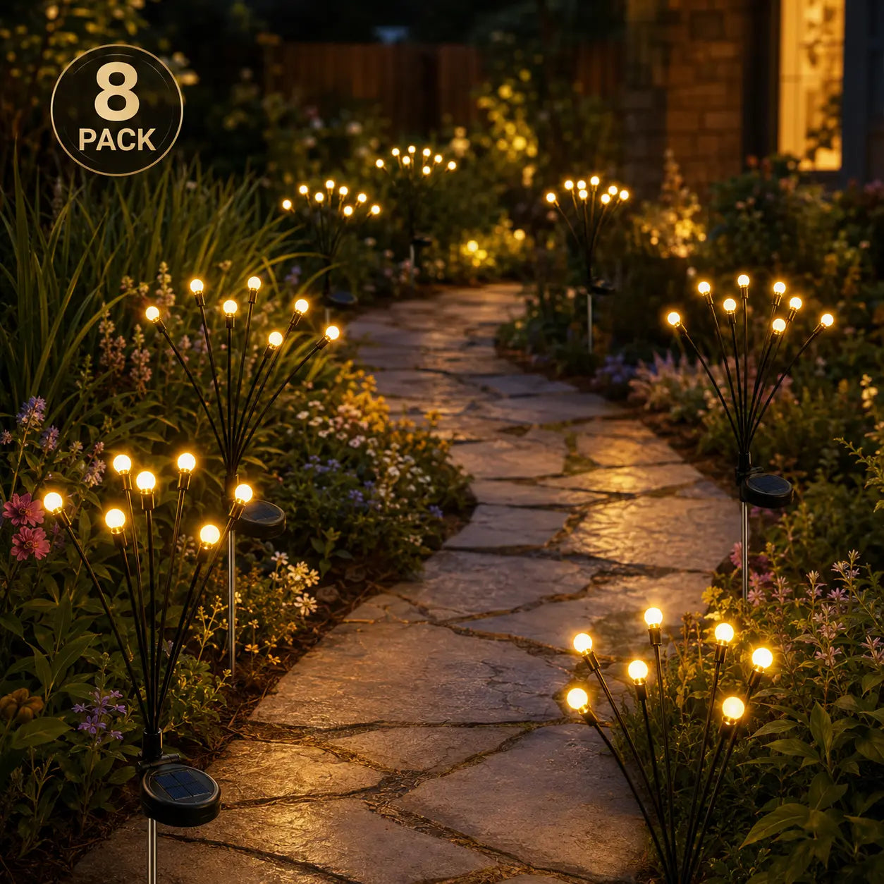 🔥Last Day 49% OFF - Solar Powered Firefly Garden Light