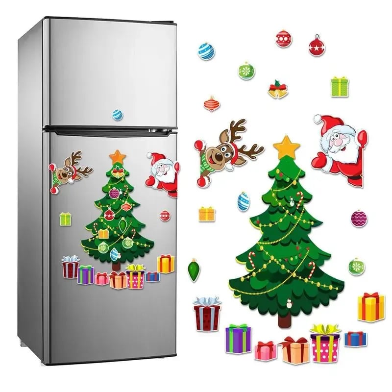 🎄 Christmas Refrigerator Magnets – Festive DIY Fridge Decoration