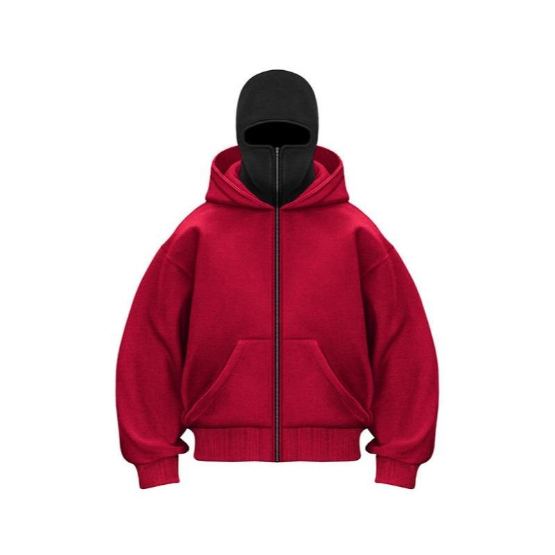 📢 Last Day Sale 56% OFF💥❄️Men’s Balaclava Zip Hoodie for Winter Sports Streetwear and Cold Weather Training