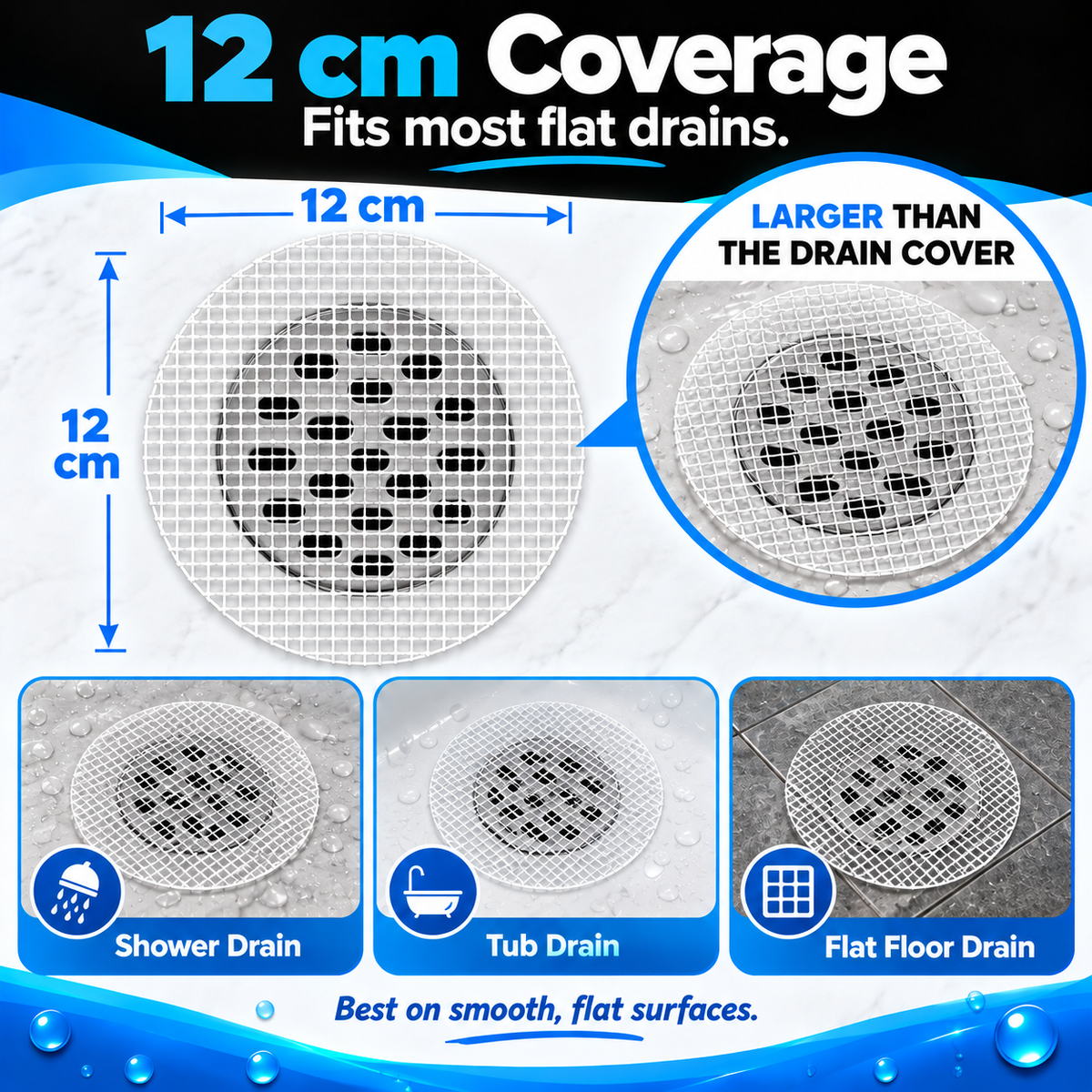 Disposable Drain Hair Catcher โ Stop Hair Before It Clogs Your Drain ๐ฟ๐
