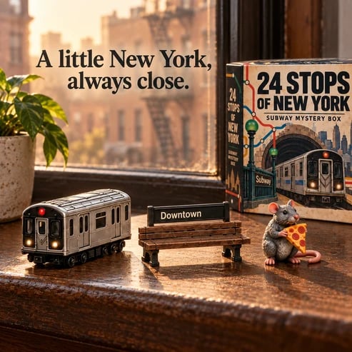 🚇 24 Stops of New York – Subway Mystery Advent Calendar 🗽(✨Buy 2 Free Shipping)