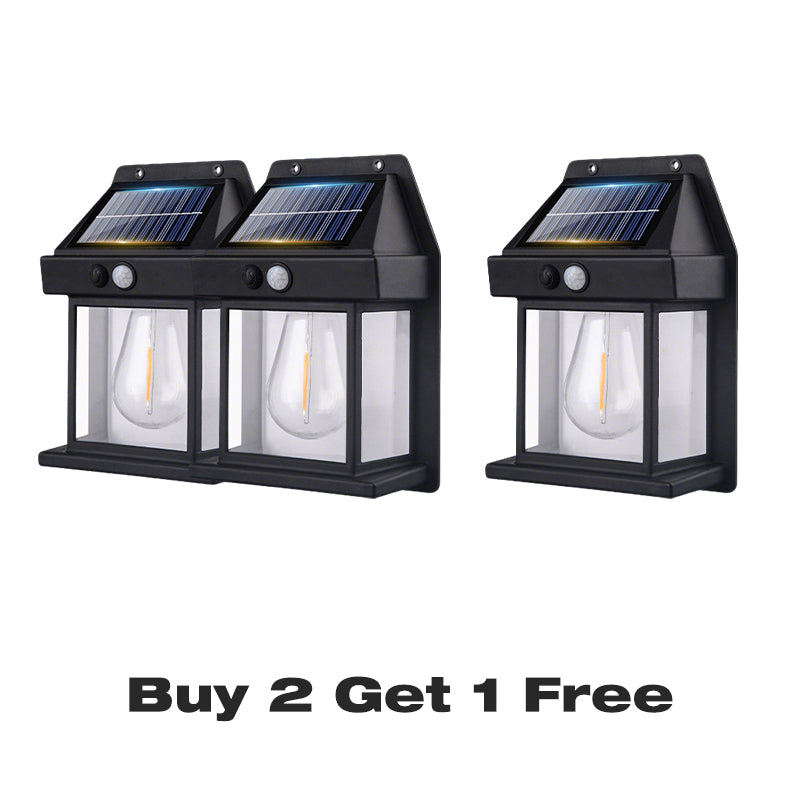 ⏳Time-Limited Special⏰Solar Wall Light with Motion Sensor – Weatherproof, Auto On/Off, Easy Install for Garden & Pathway 🌟
