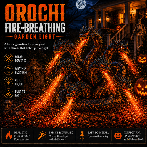 ๐ 3-Headed Hellhound Halloween Light โ Make Your Yard the One Everyone Remembers