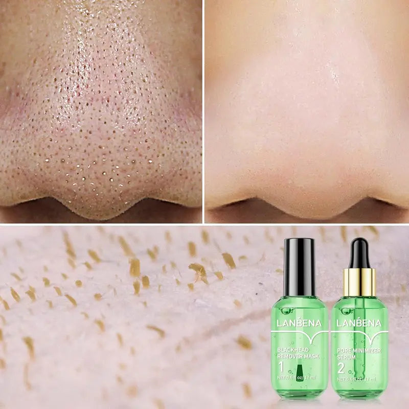 Green Tea Pore Minimizer Serum Peel Off Mask for Pores, Nose, Chins & Face