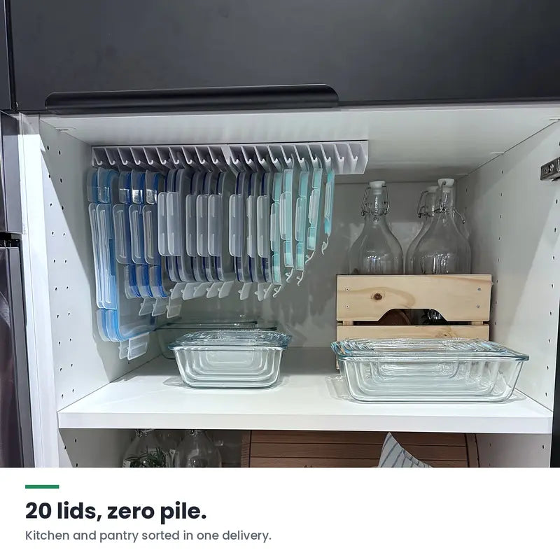 10-Slot Lid Organizer - 2-Pack