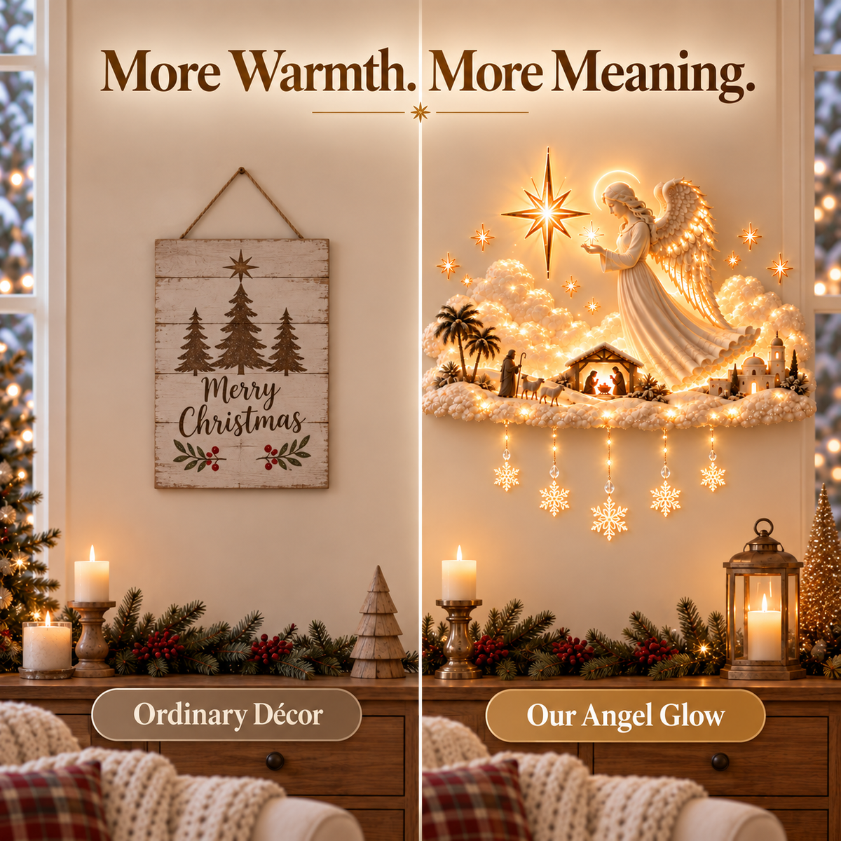 ✨Last Day 56% OFF✨ Christmas Blessing Angel Glow