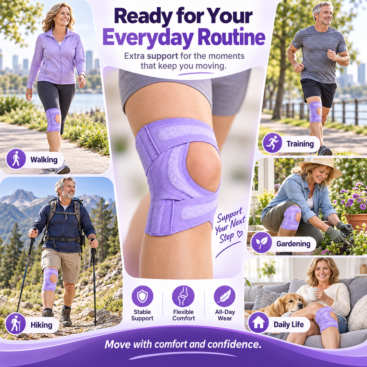Knee Recovery & Pain Relief Brace Premium