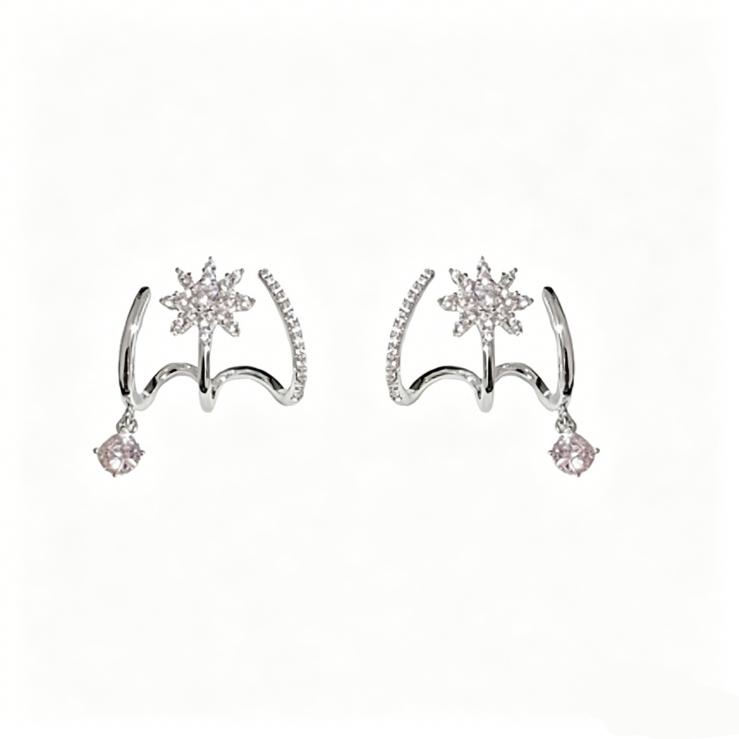 Upgraded version💎2026 NEW STYLE💎Sparkling Claw Earrings for Women,✅ Limited time offer – trendy earrings! Grab your pair before they're gone! 💎👂