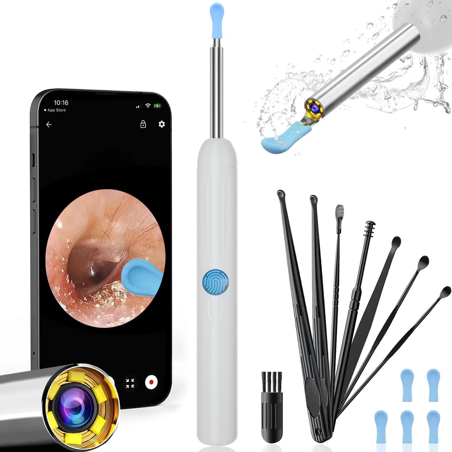 HD Visual Earwax Removal Tool with Camera - 1080P Ear Cleaner