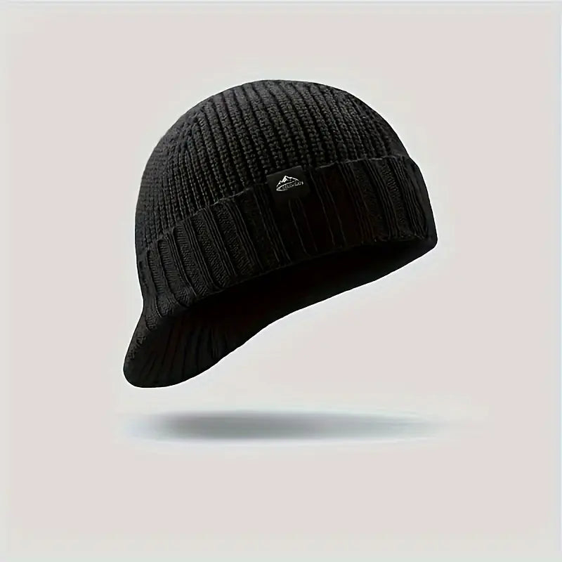 Knitted wool hat