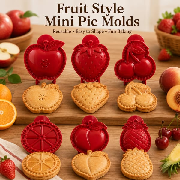 🥧 Beginner-Friendly Reusable Mini Hand Pie Press Mold 🍎✨