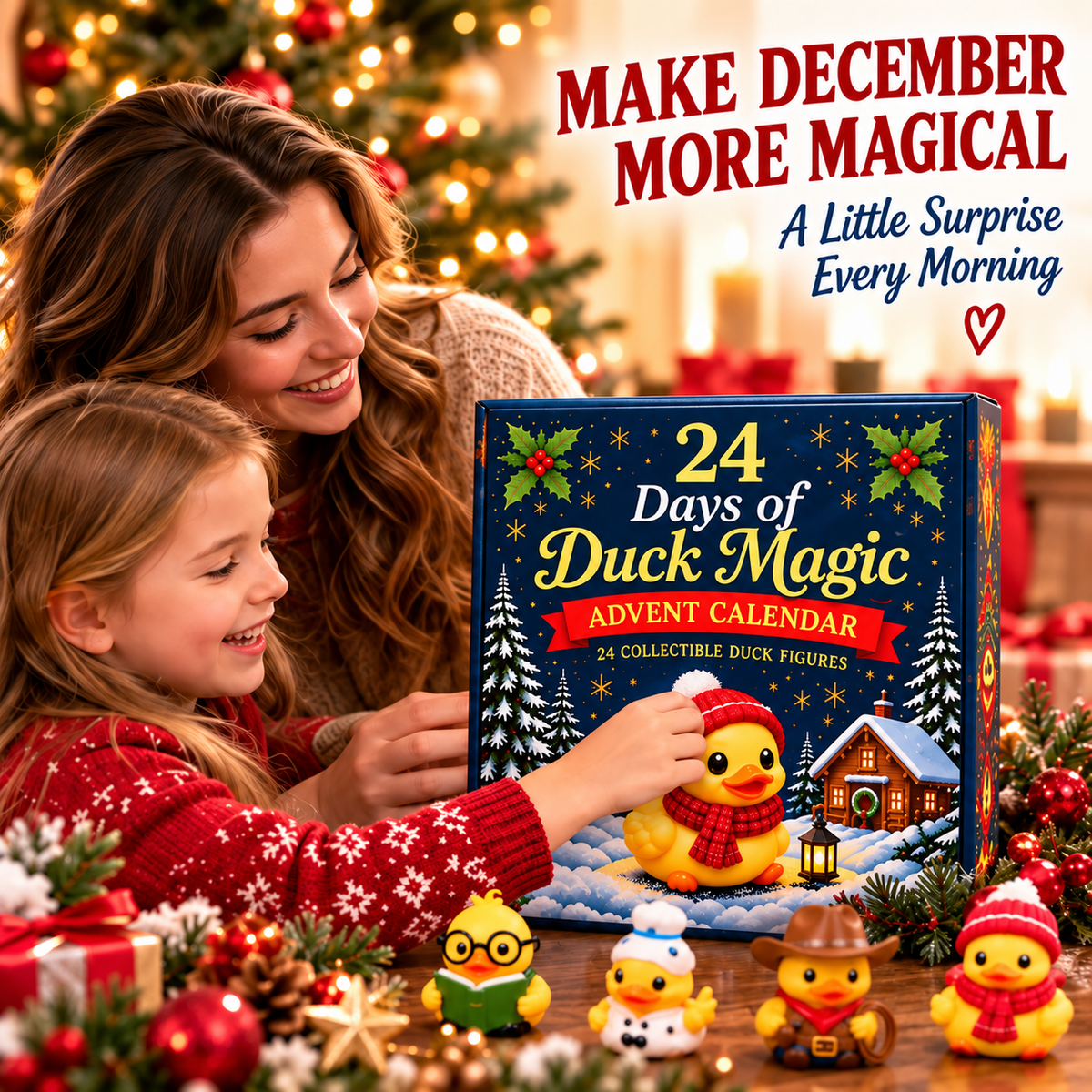 ๐ฆ24-Day 3D Duck Magic Christmas Advent Calendar
