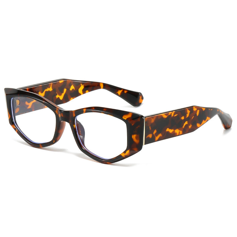 Blue Light Blocking Square Glasses for Women – Stylish Tortoiseshell Frames