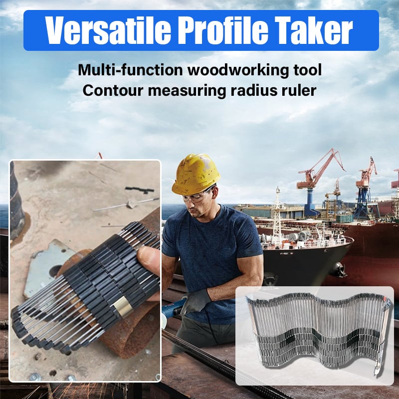 🚚Free Shipping🔥All-purpose Contour Gauge Fitting Tool for Pipe & Home Renovation Precision Marking, Cutting