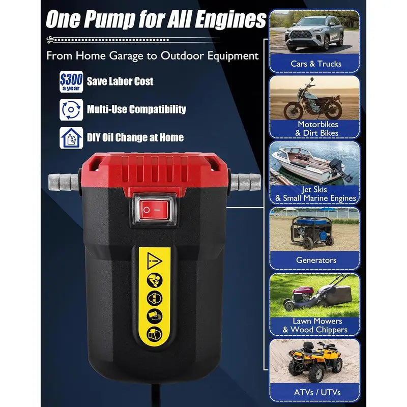 12V 80W Oil Extractor Pump