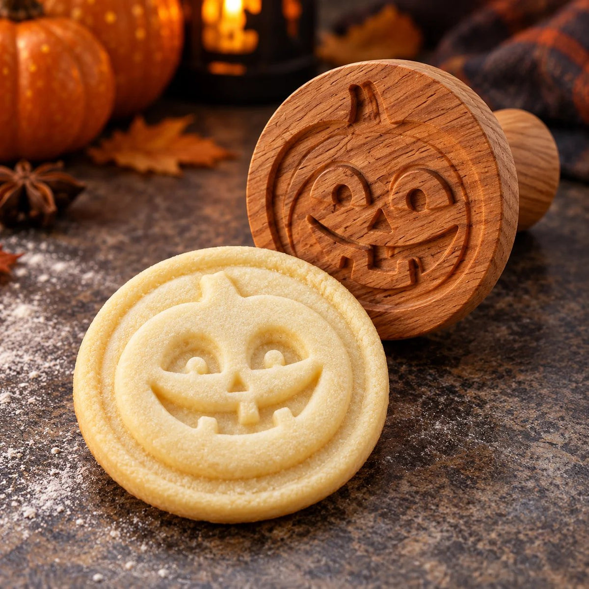 🍪 Carved Wooden Cookie Stamps | One Press, Beautiful Detail