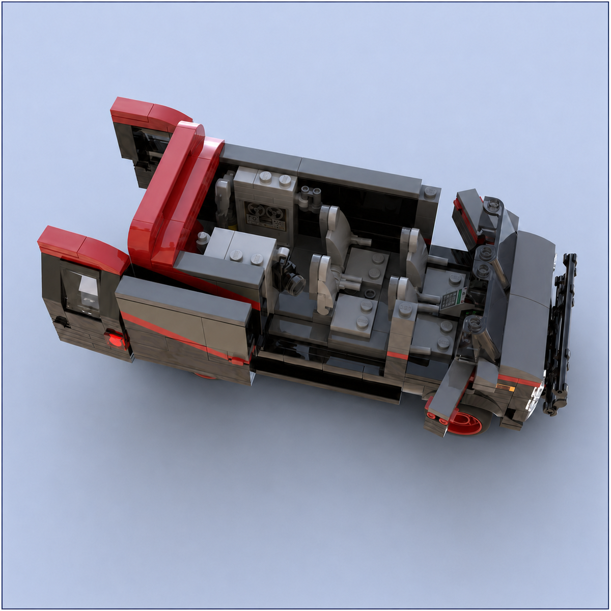 The A-Team Van & Crew Building Block Set