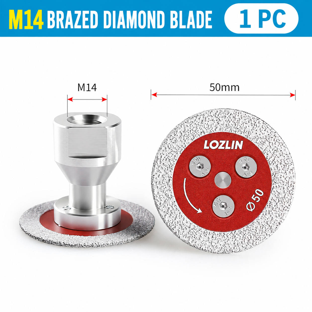 ⚡ 2-Inch Diamond Cutting Disc – Precise Cuts. Wet & Dry Use.