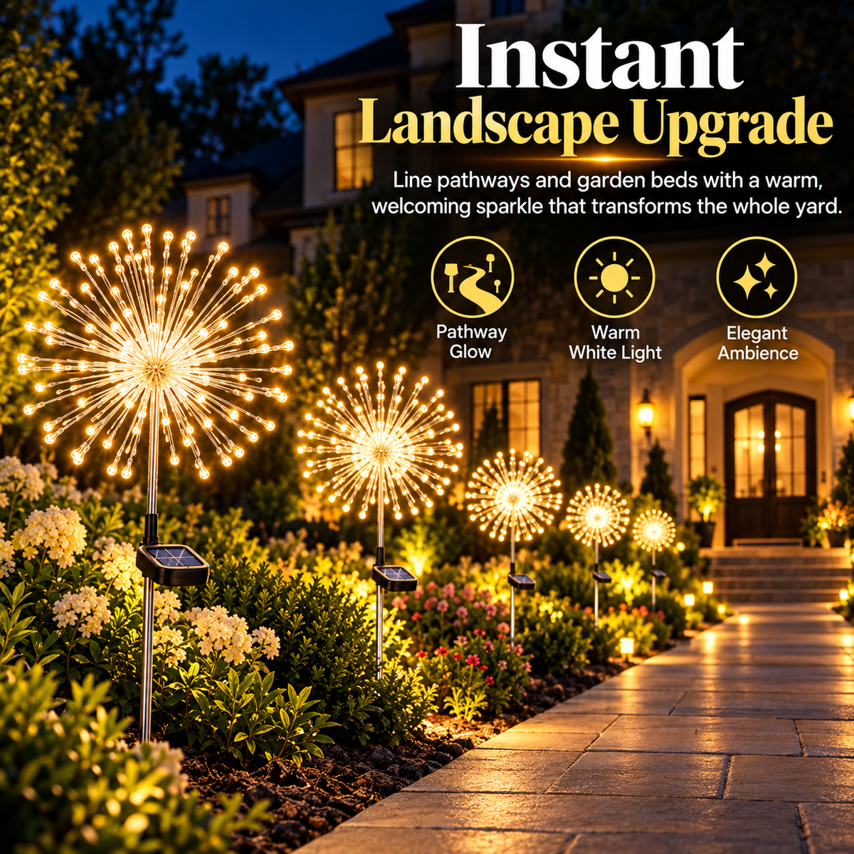 ☀️Solar Dandelion Garden Light – Charges by Day, Glows After Dark ✨