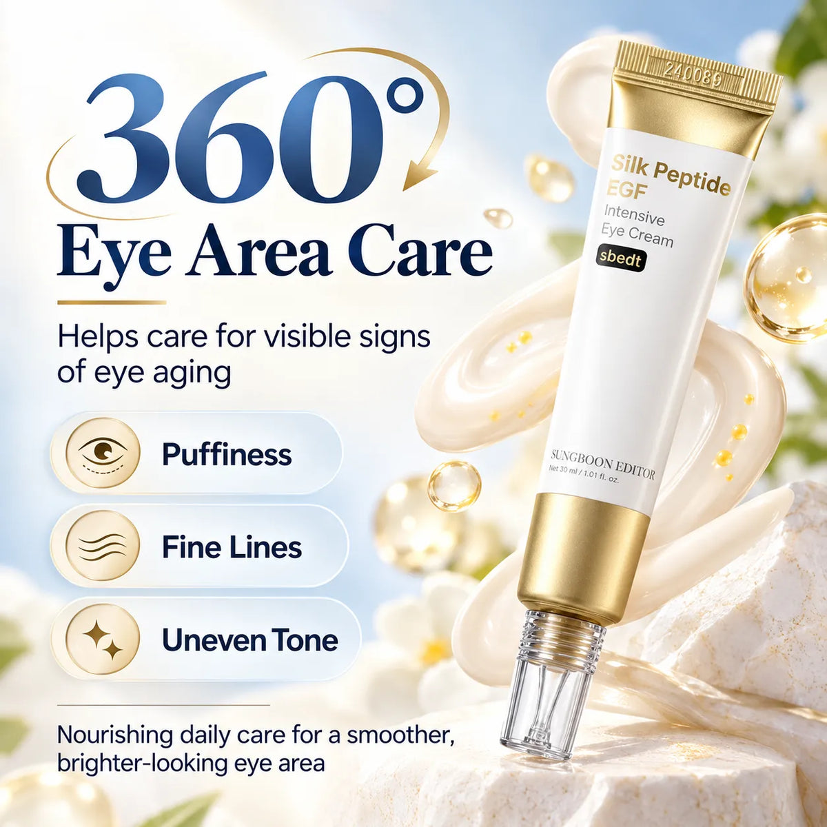 🎁EGF Peptide Eye Cream – Anti-Aging, Firming & Hydrating Eye Care